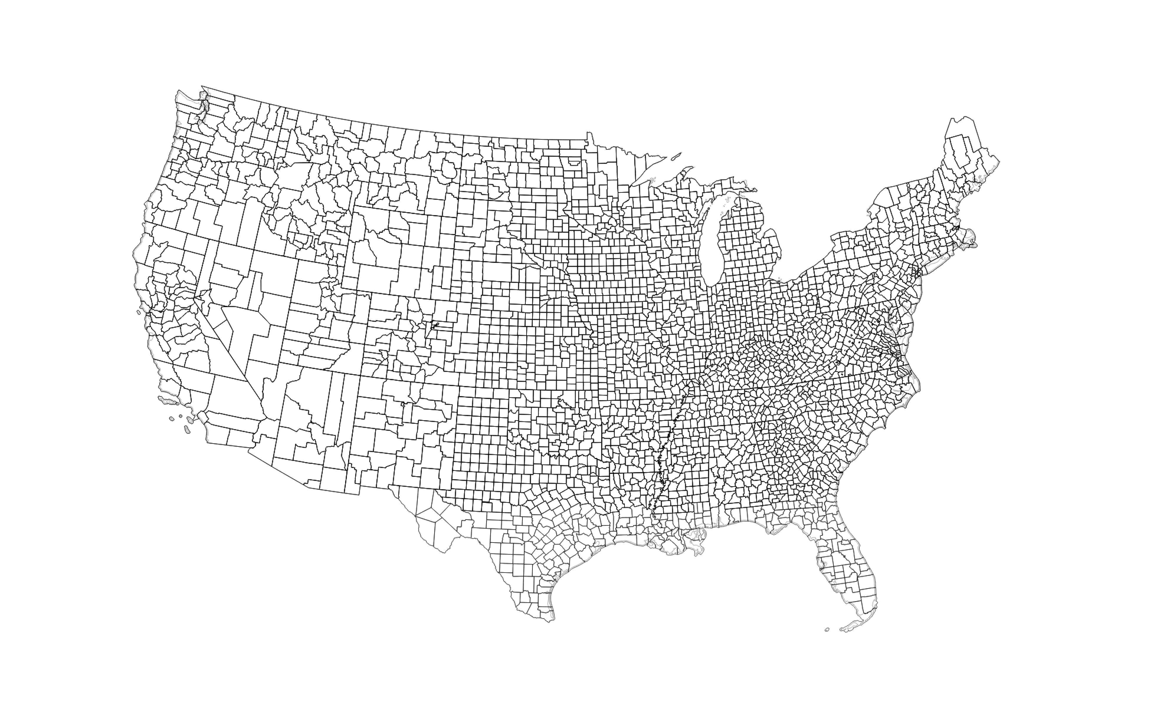 Map count. Карта США по Штатам без названий. Карта Штатов США без названий. Чистая карта США. Карта США черно белая.